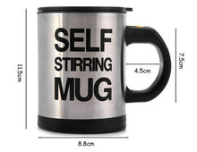 Load image into Gallery viewer, Self Stirring Insulated Mug